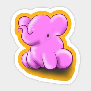 Elephant Peep Sticker